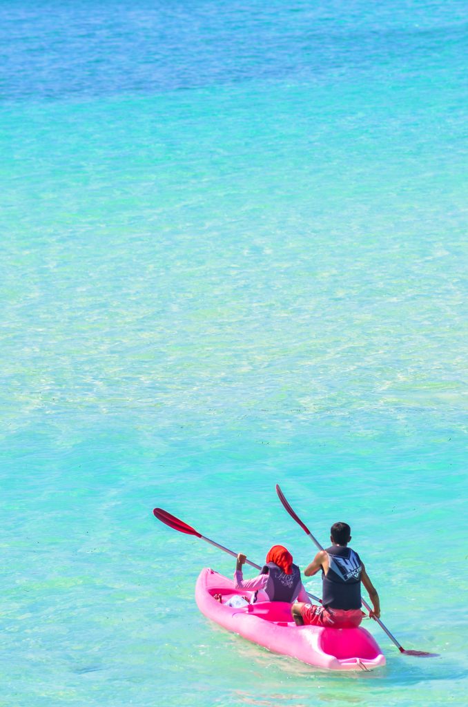 kayaking