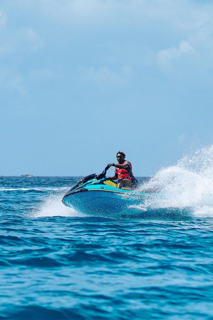 jet skiing